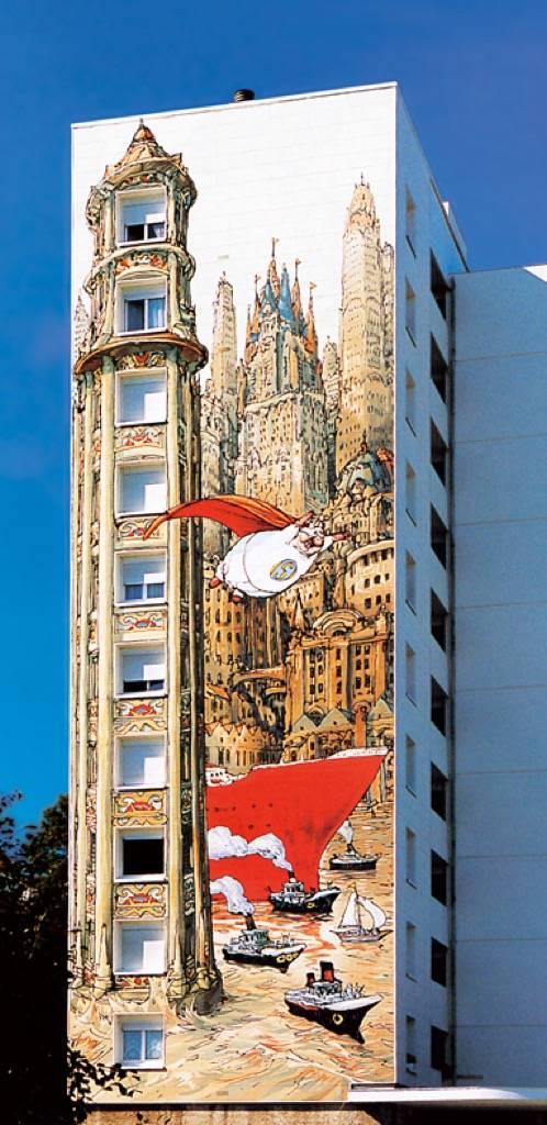 Fresque murale à Angoulême en France
