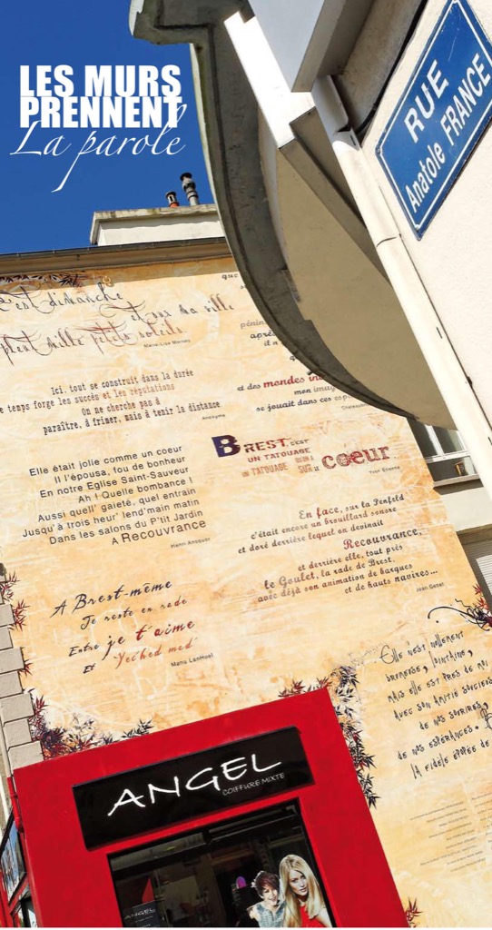 Les murs ont la parole - fresque murale à Brest