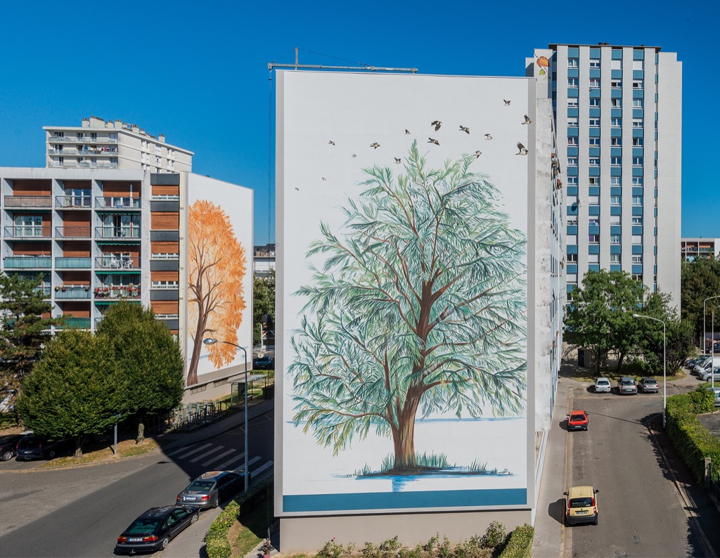 Les fresques murales des bords de Loire - Quartier du Sanitas - Tours (France)