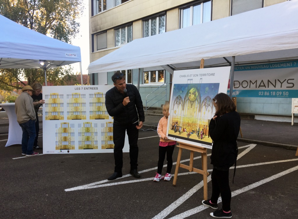 Présentation des maquettes co-créées avec les habitants du quartier Picards-Pasteur, à Chablis