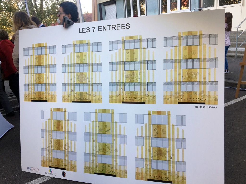 Présentation des maquettes co-créées avec les habitants du quartier Picards-Pasteur, à Chablis