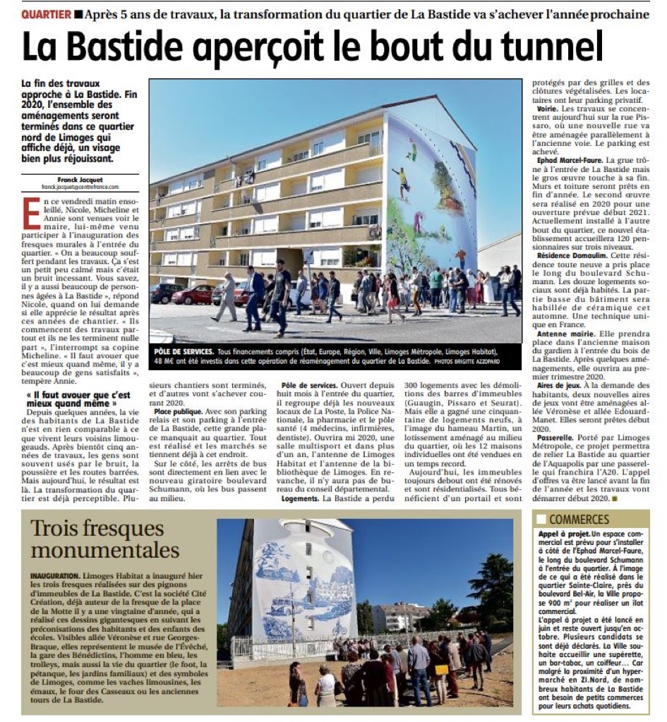 La Bastide aperçoit le bout du tunnel - Populaire du Centre