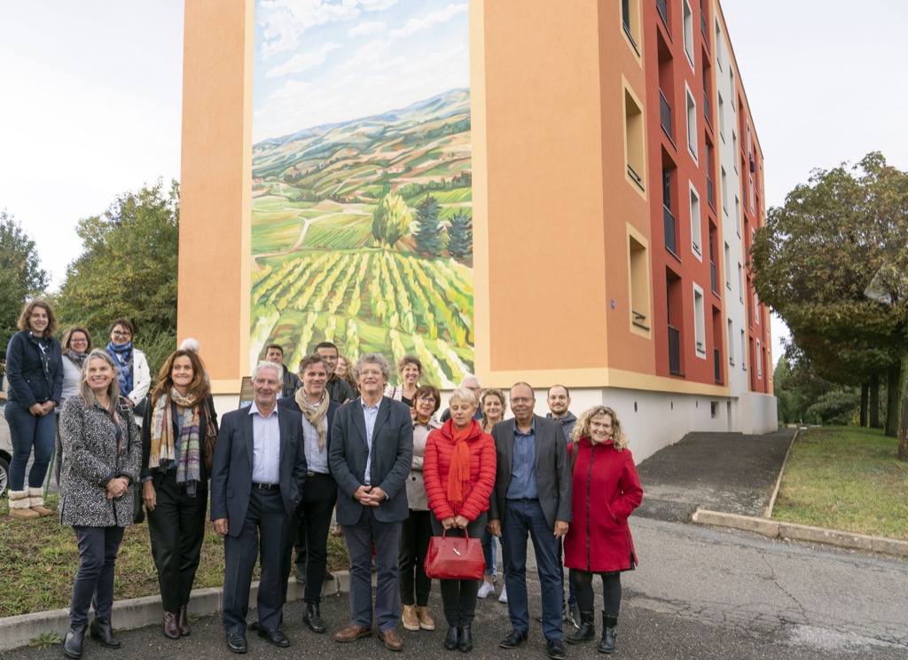 Les fresques murales de la Chartonnière - Gleizé - France