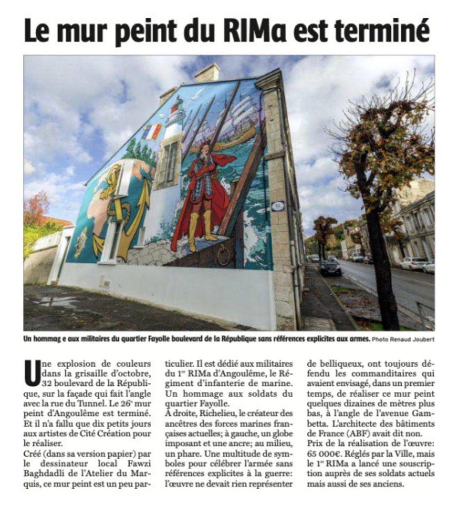 Le mur peint du RIMa est terminé